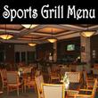 Sports Grill Menu